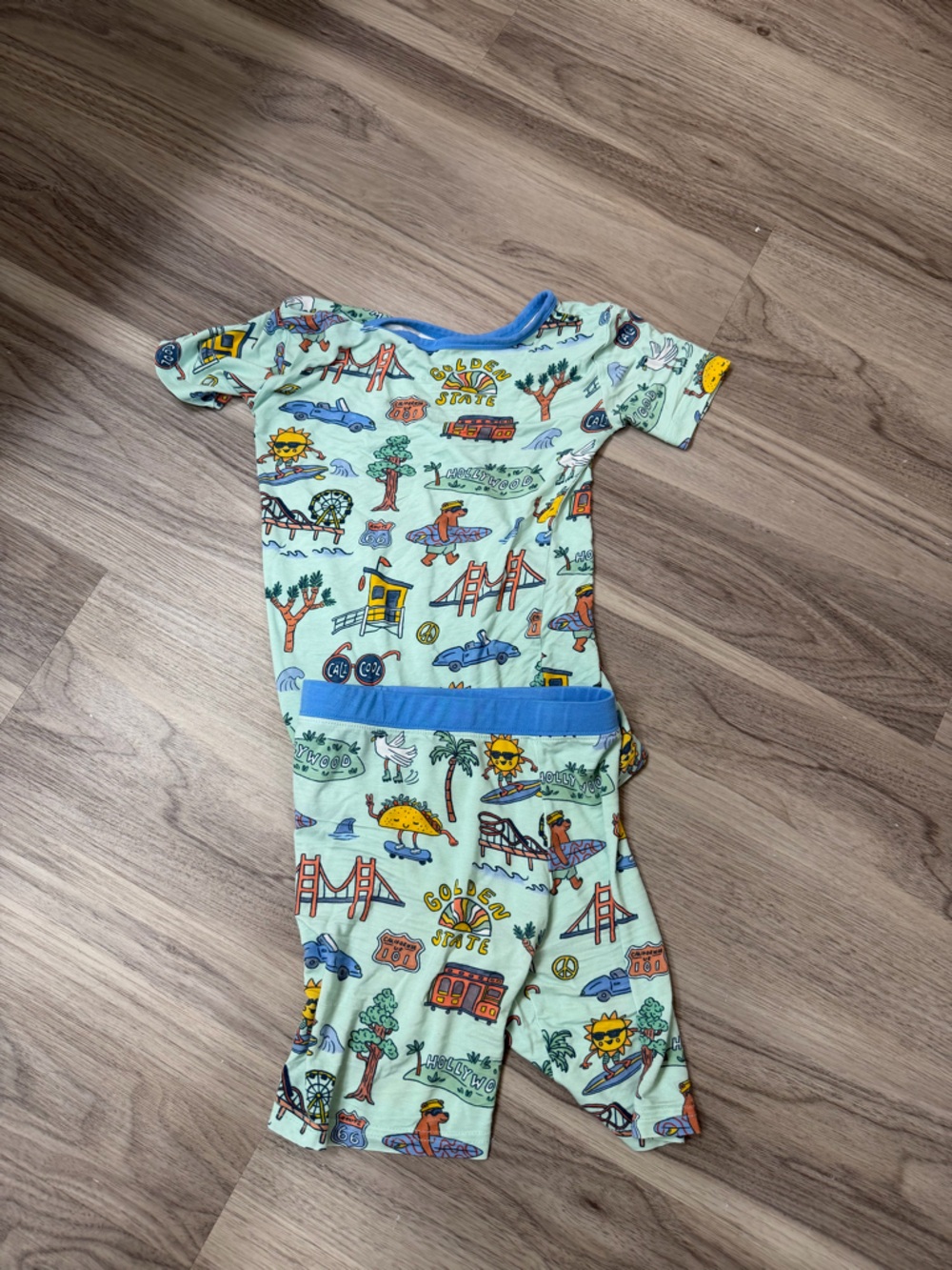 Little Sleepies golden state pajamas